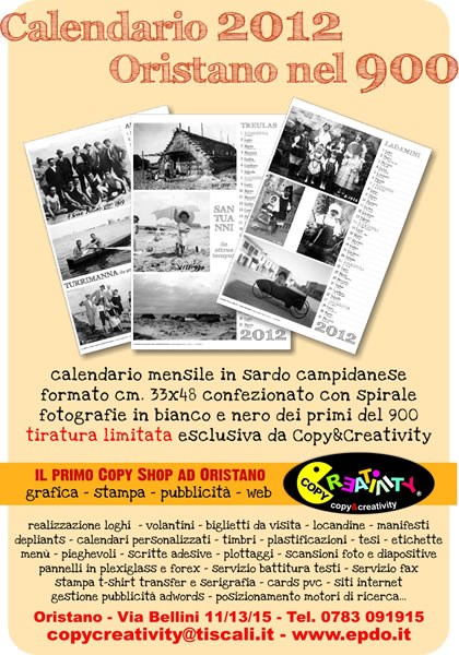 Copy & Creativity - calendario 2012