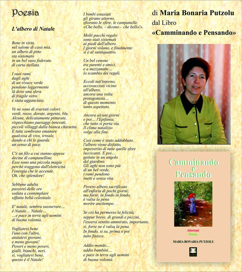 Poesia Maria Bonaria Putzolu