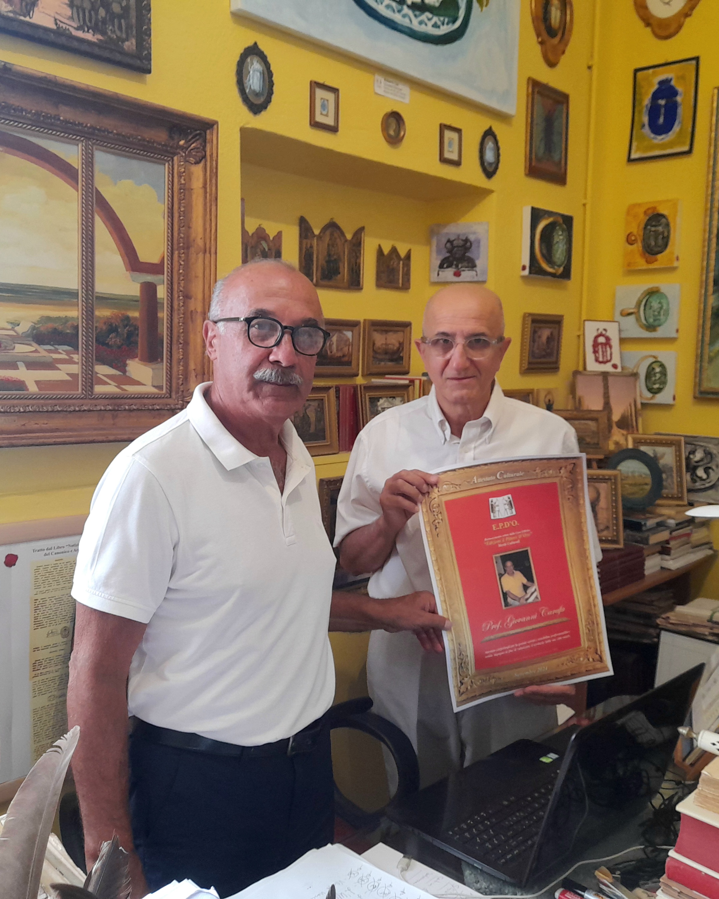 EPDO - Attestato Culturale Giovanni Carafa