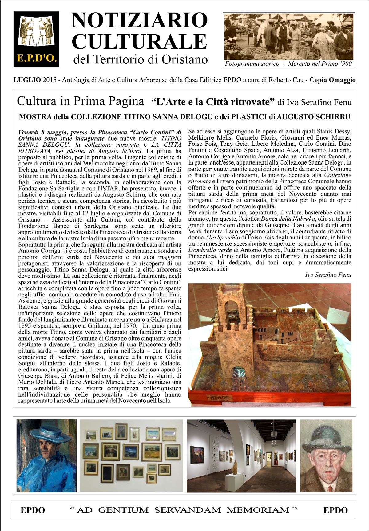 Notiziario Culturale EPDO - Oristano